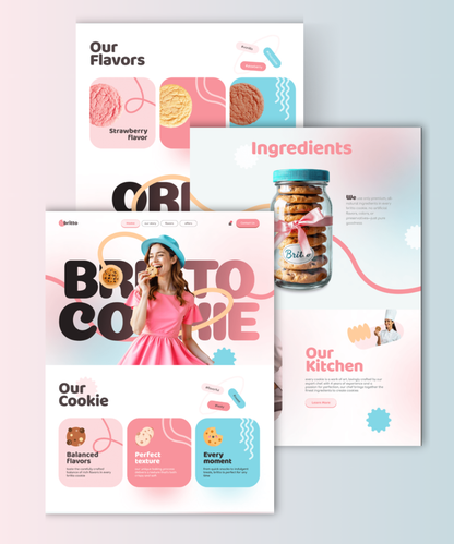 Bakery and Confectionery Website Design