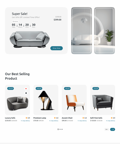 Ready-to-Use E-Commerce Website